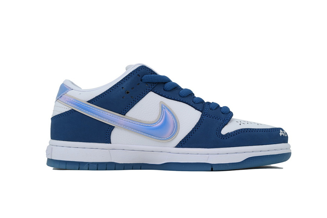 FC God Batch  Born x Raised x Nike SB Dunk Low Blue White FN7819-400 