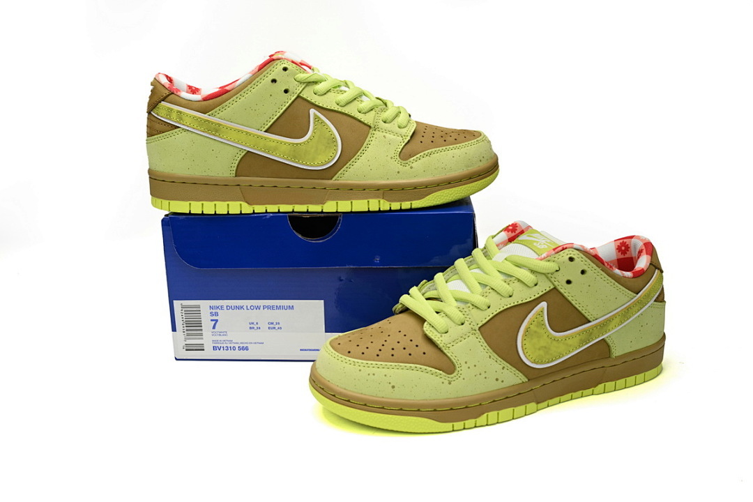 LJR CONCEPTS × Nike Dunk SB Fluorescent Yellow Lobster BV1310-566