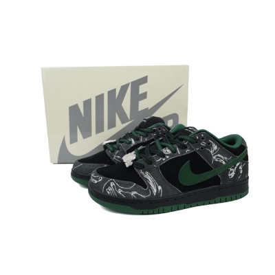 LJR THERE Skateboards x Dunk Low SB 'Ultra Humanized' HF7743-001  02