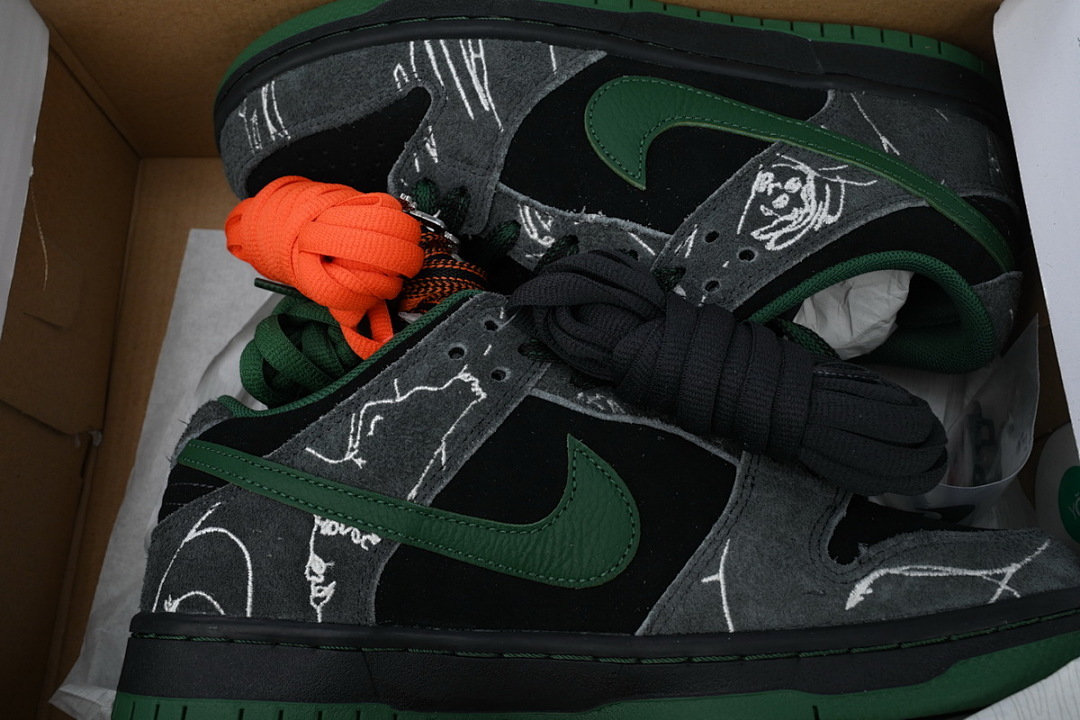 LJR THERE Skateboards x Dunk Low SB 'Ultra Humanized' HF7743-001 