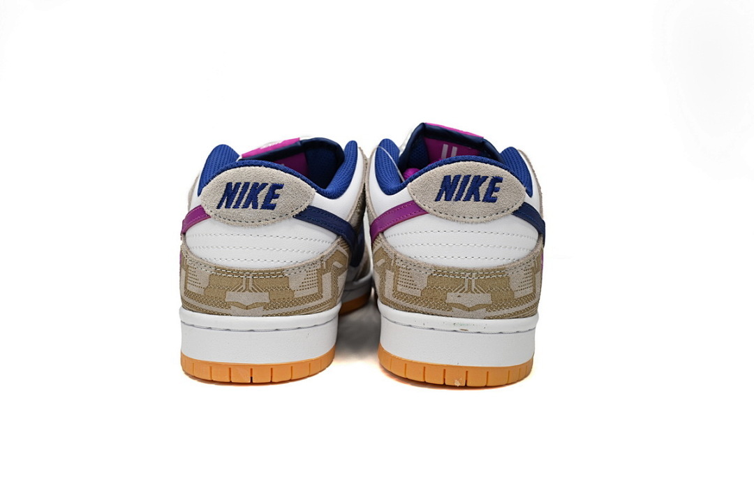 LJR Rayssa Leal × Nike SB Dunk Low White Blue Purple FZ5251-001