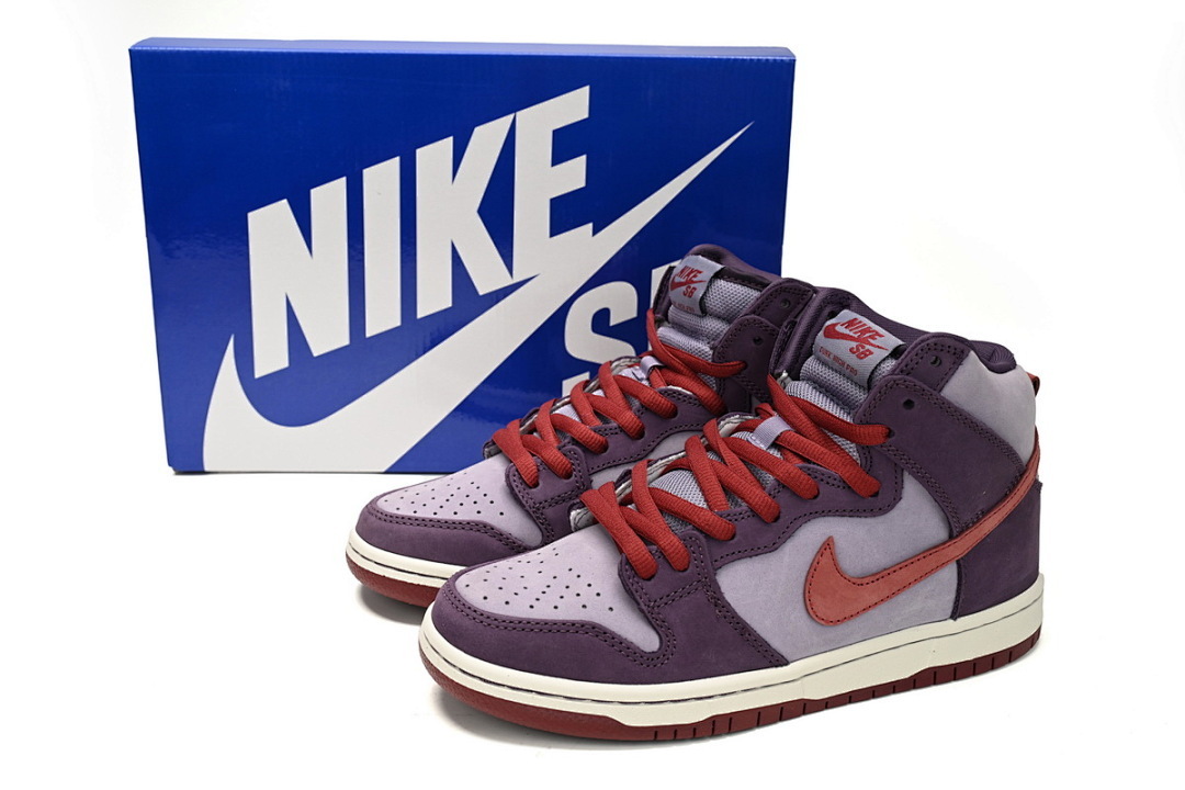  LJR  Nike Dunk SB High Daybreak Plum  313171-500