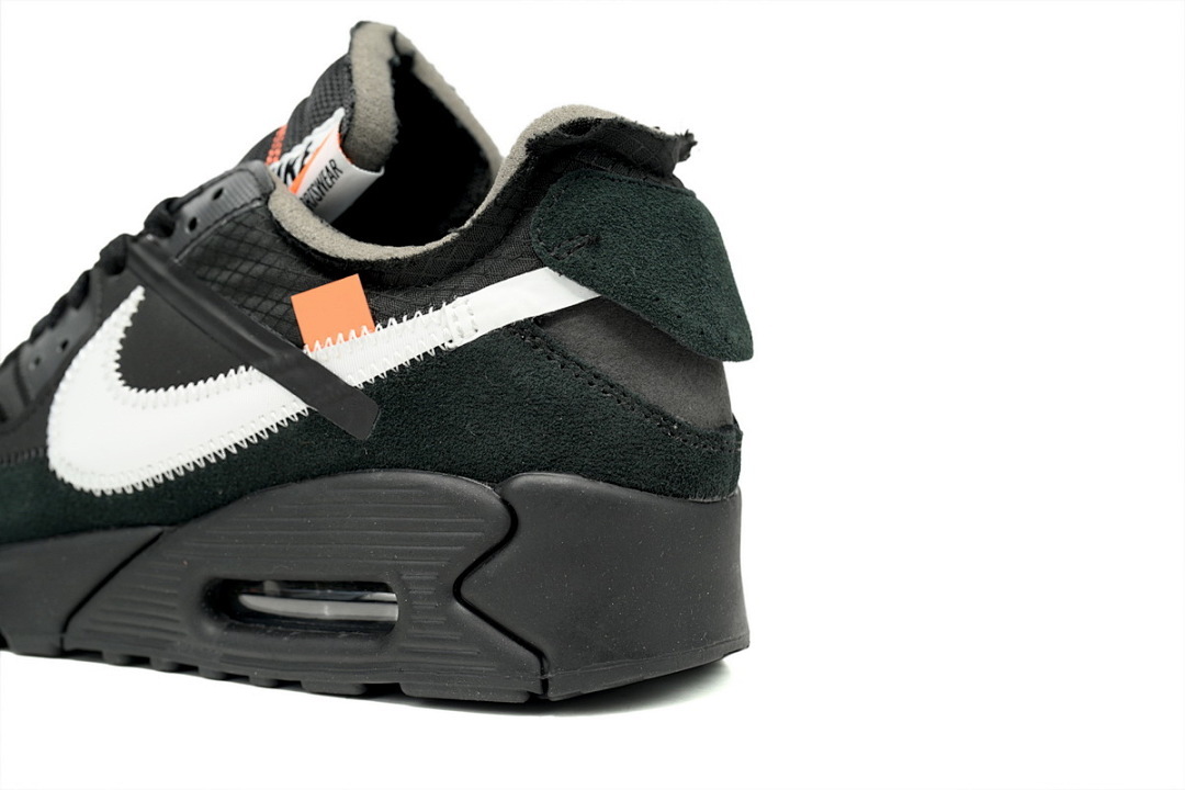 FC God Batch Nike Air Max 90 OFF-WHITE "All Black" AA7293-001
