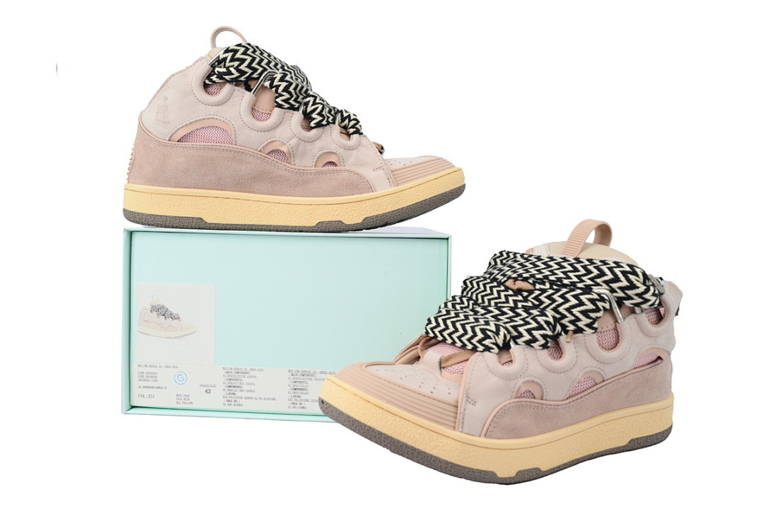 Lanvin Leather Curb Pink 