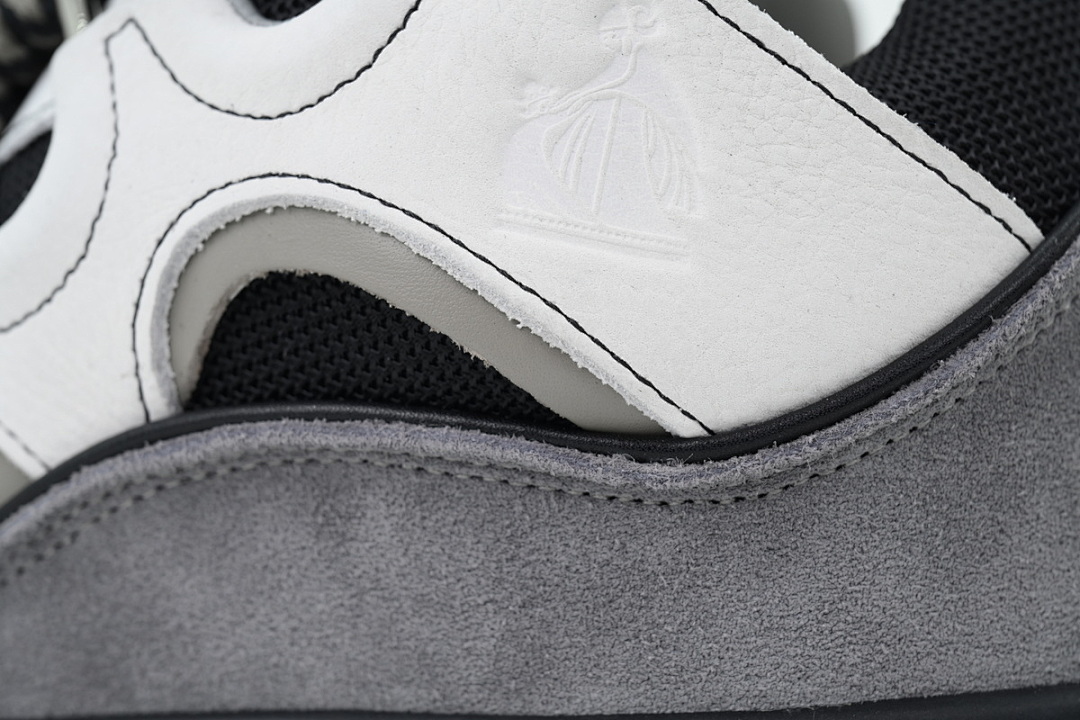 LANVIN Black Whiteand Gray