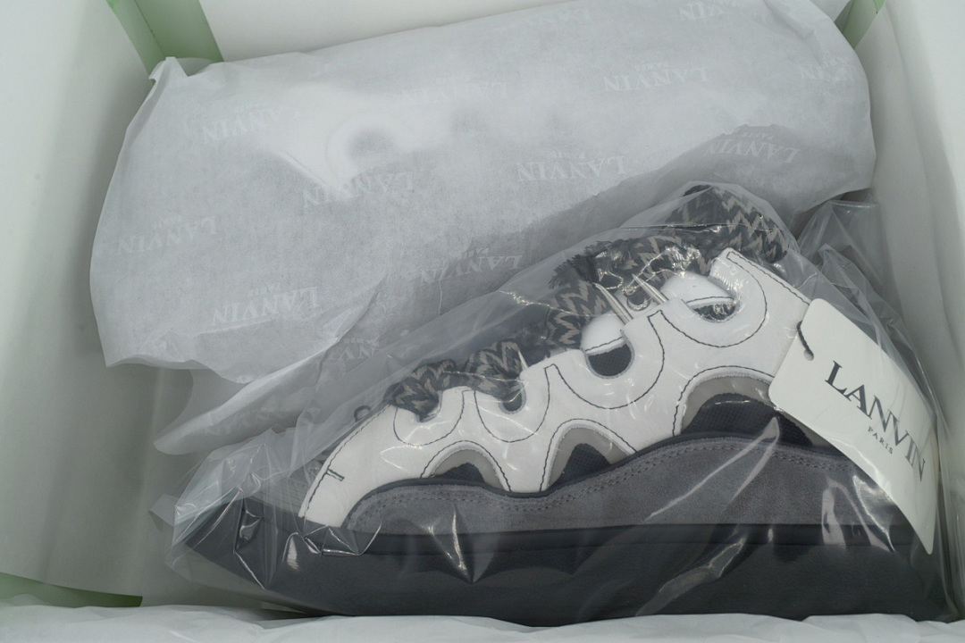 LANVIN Black Whiteand Gray