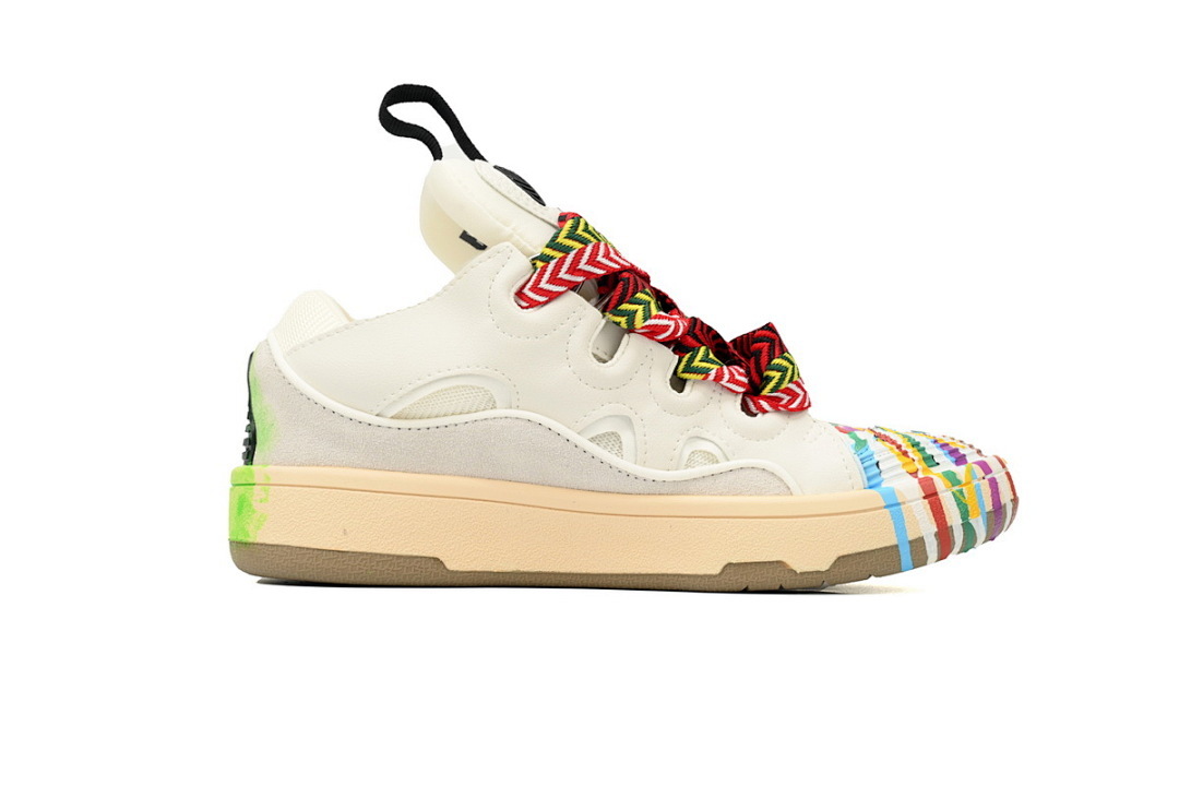 LANVIN White Seven Color Painting