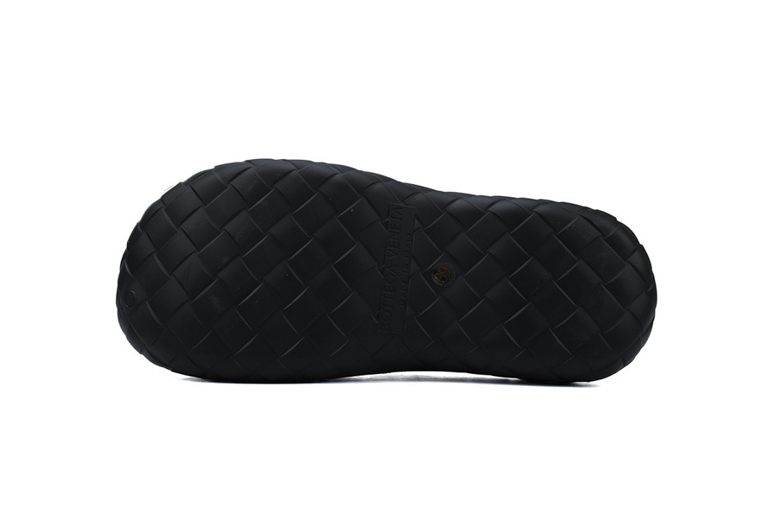 FC God Batch Bottega Veneta Slider Sandals Black