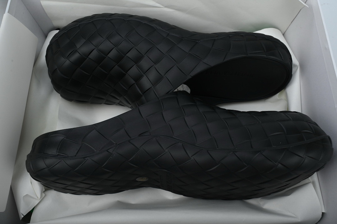 FC God Batch Bottega Veneta Slider Sandals Black