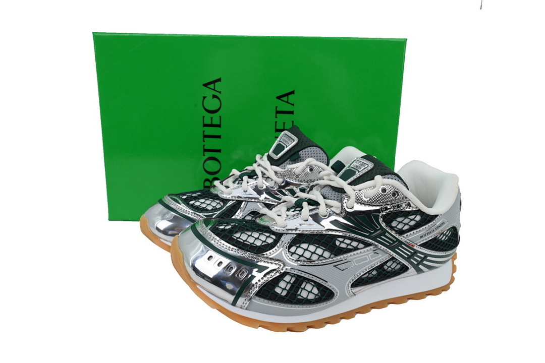  FC God Batch Bottega Veneta Orbit Dark Green Silver