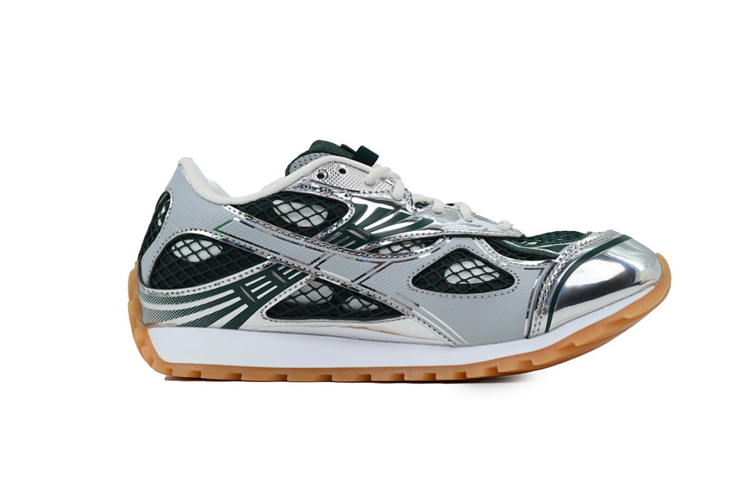  FC God Batch Bottega Veneta Orbit Dark Green Silver