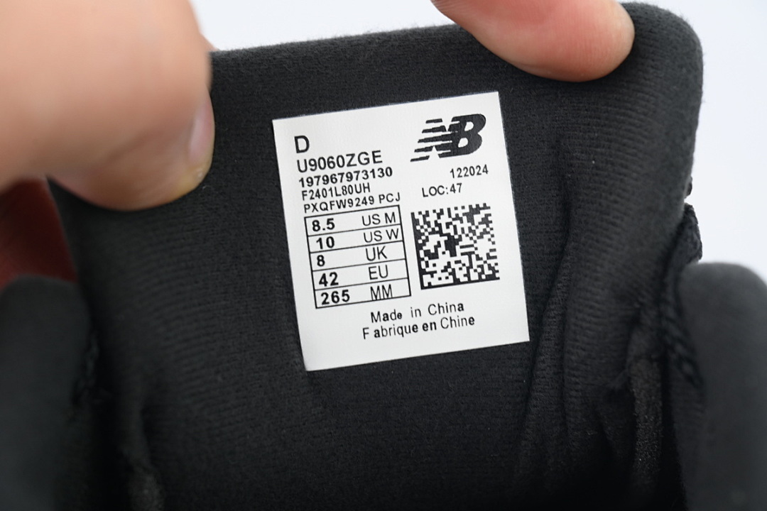 New Balance 9060 'Black Cat'  U9060ZGE