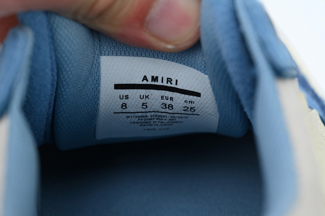 FC God Batch Amiri Sunset Skate Low Sneakers Blue