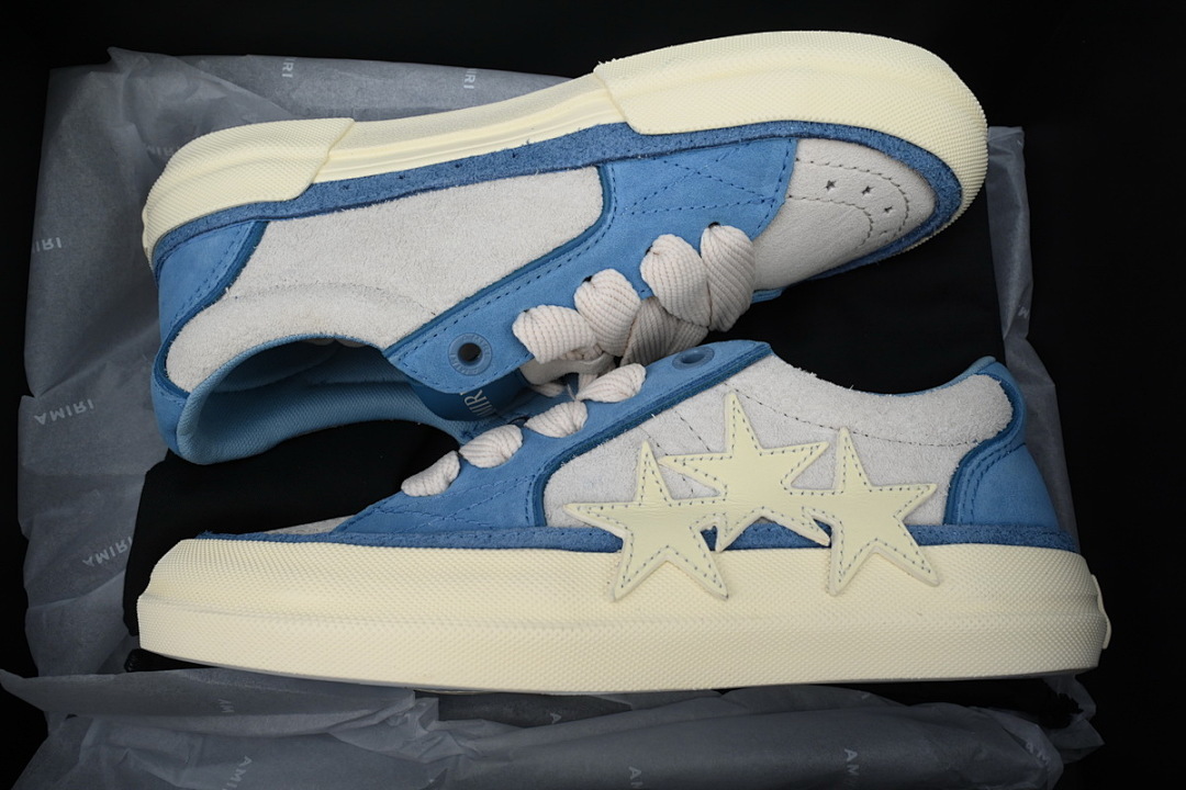 FC God Batch Amiri Sunset Skate Low Sneakers Blue