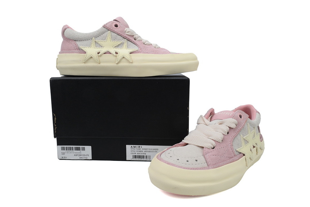 FC God Batch Amiri Sunset Skate Low Sneakers Pink