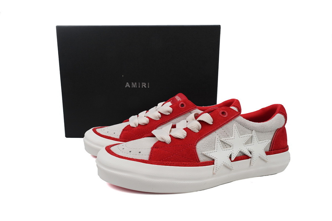 FC God Batch Amiri Sunset Skate Low Sneakers Red