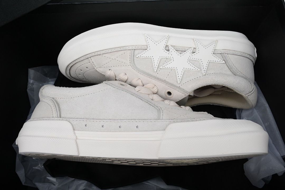 FC God Batch Amiri Sunset Skate Low Sneakers White Grey