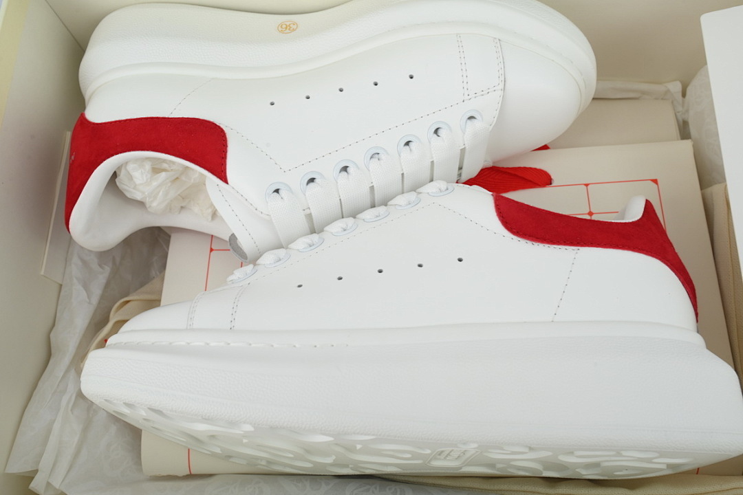 FC God Batch Alexander McQueen Sneaker Red Velvet Tail