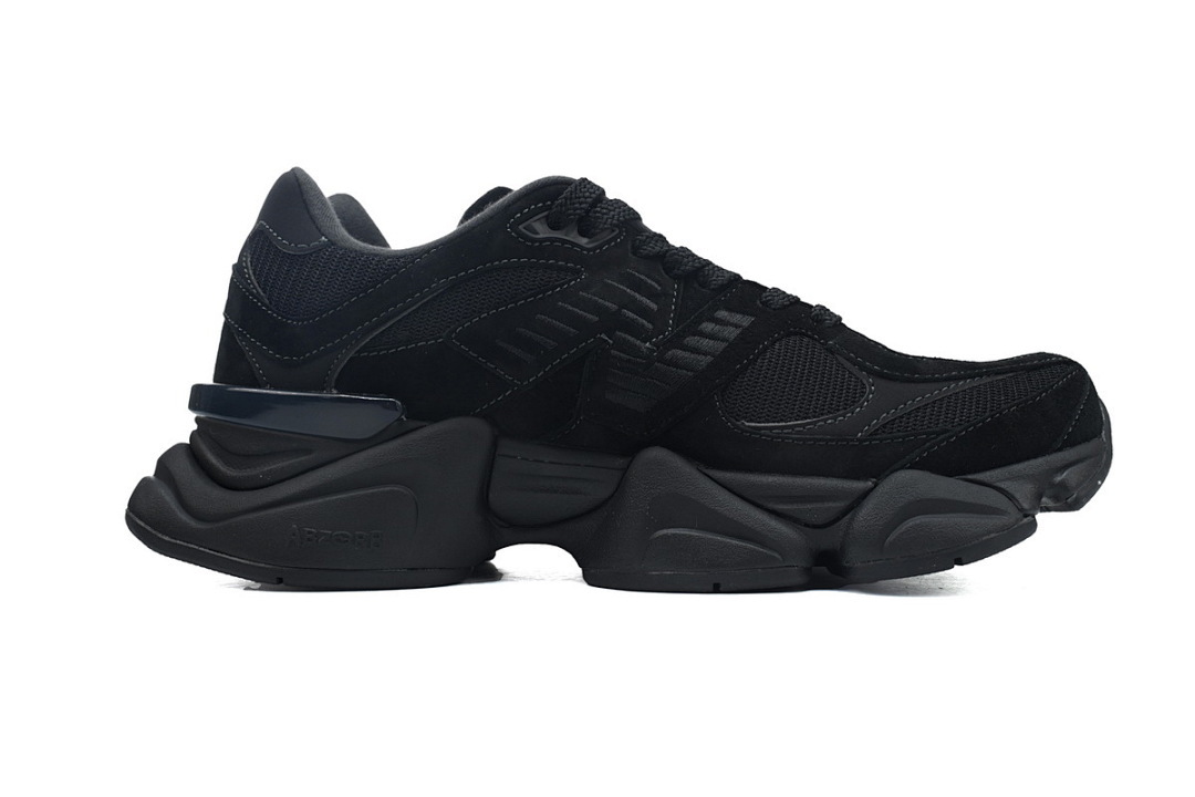 New Balance 9060 'Triple Black Suede'  U9060BPM