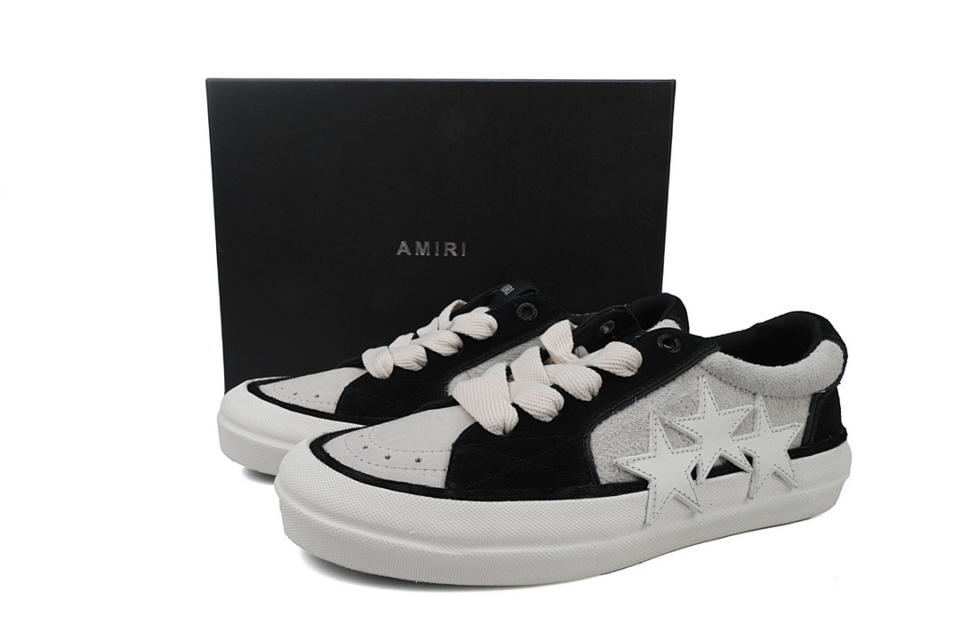 FC God Batch Amiri Sunset Skate Low Sneakers Black Grey