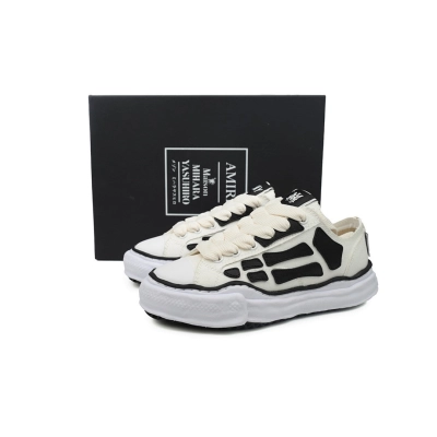 FC God Batch  Maison Mihara Yasuhiro x AMIRI Skel-Top Low Off White 02