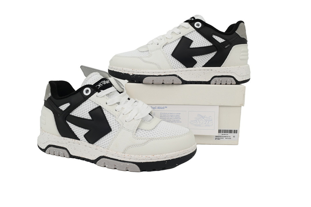 FC God Batch Off-White Out of Office Slim 'White Black Speckled OMIA243F 23LEA001 0110