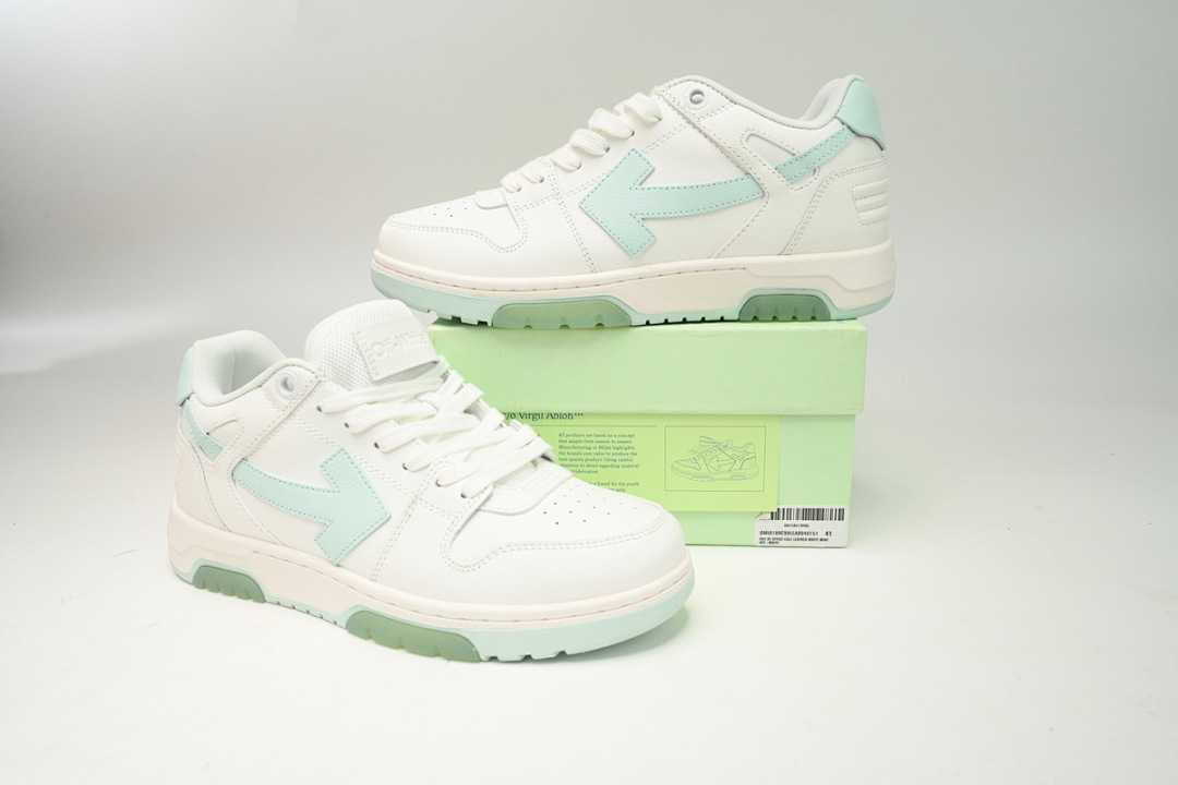 FC God Batch  OFF-WHITE Out Of White Light Green OMIA89C 99LEA004 0151