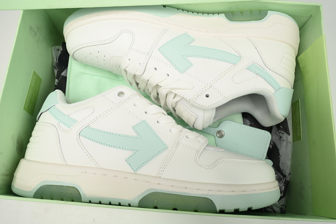 FC God Batch  OFF-WHITE Out Of White Light Green OMIA89C 99LEA004 0151