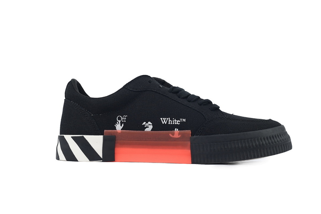 FC God Batch  Off-White Wmns Vulc Sneaker 'Black  OWIA272C99 FAB001 1001