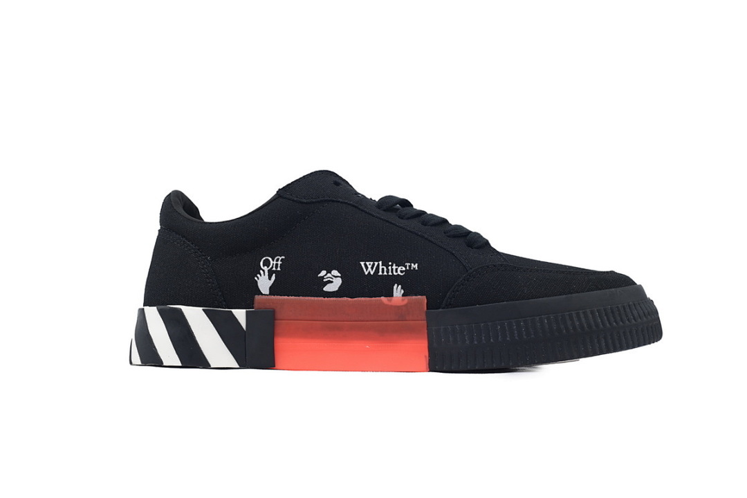 FC God Batch  Off-White Vulc Low 'Black Violet' OMIA085R20 D33050 1029