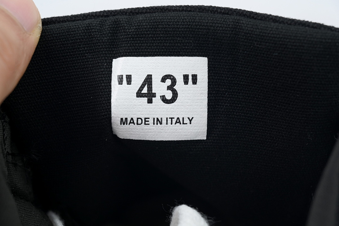 FC God Batch Off-White Vulc Low Top 'Black'  OMIA085E183 51001 1000 