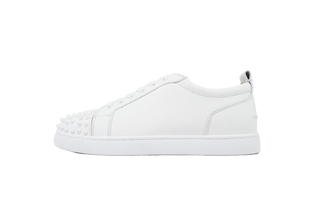 FC God Batch  Christian Louboutin Louis Junior Spikes White