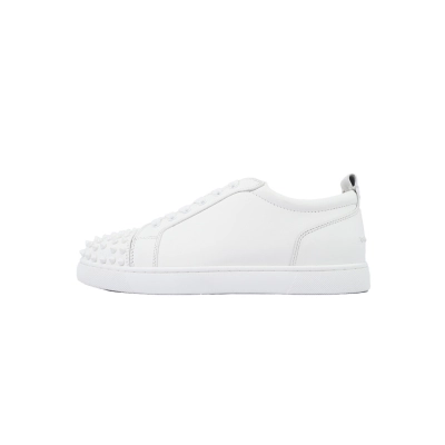 FC God Batch  Christian Louboutin Louis Junior Spikes White 01