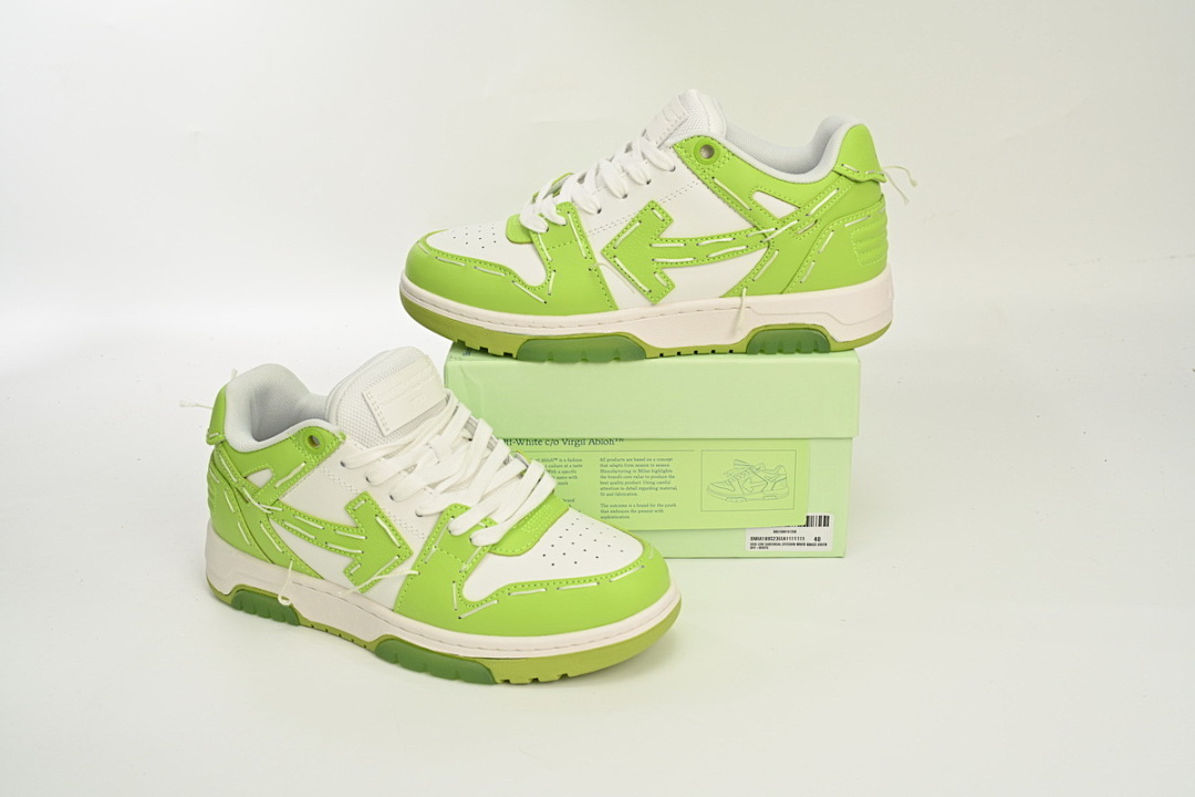 FC God Batch OFF-WHITE Out Of Green And White Limit OMIA189S 23LEA111 1111