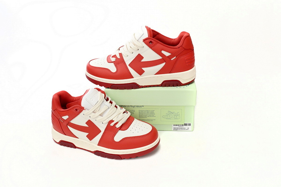 FC God Batch OFF-WHITE Out Of Office Red And White OMIA189F 22LE00 10128