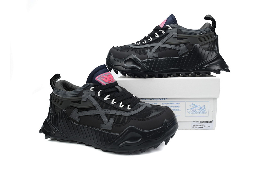 FC God Batch  OFF-WHITE Out Of Black Glossy Surface  OMIA139S 2080004 531010