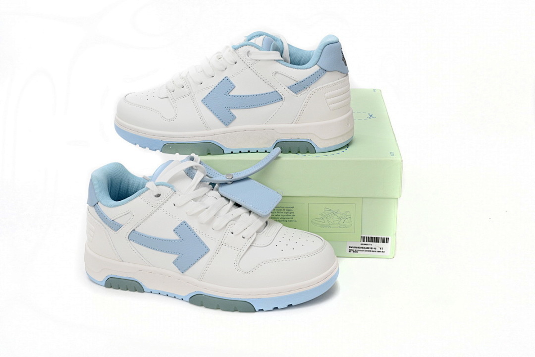 FC God Batch OFF-WHITE Out Of Office Sky Blue And White OMIA189 C99LEA00 10145