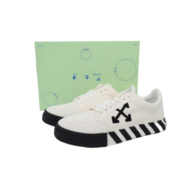 FC God Batch  Off-White Vulc Sneaker 'White Black OMIA085C99 LEA001 0110  02