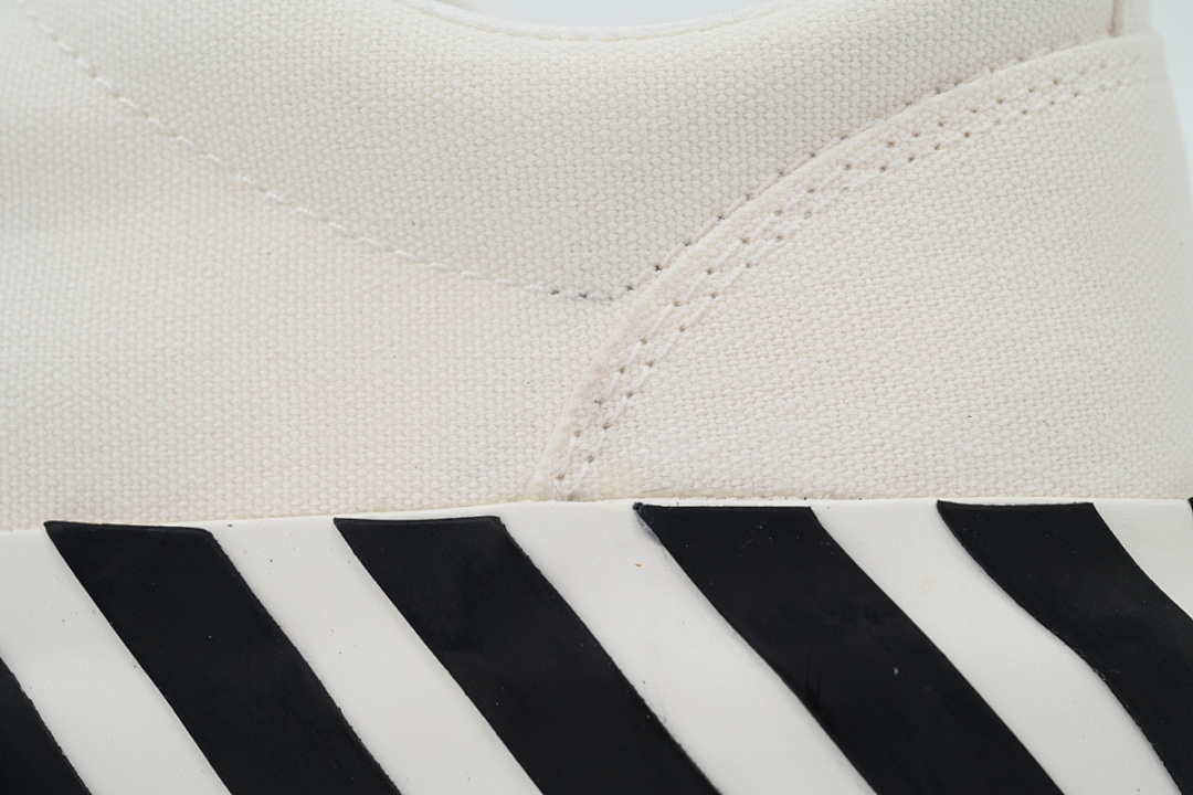 FC God Batch  Off-White Vulc Sneaker 'White Black OMIA085C99 LEA001 0110 