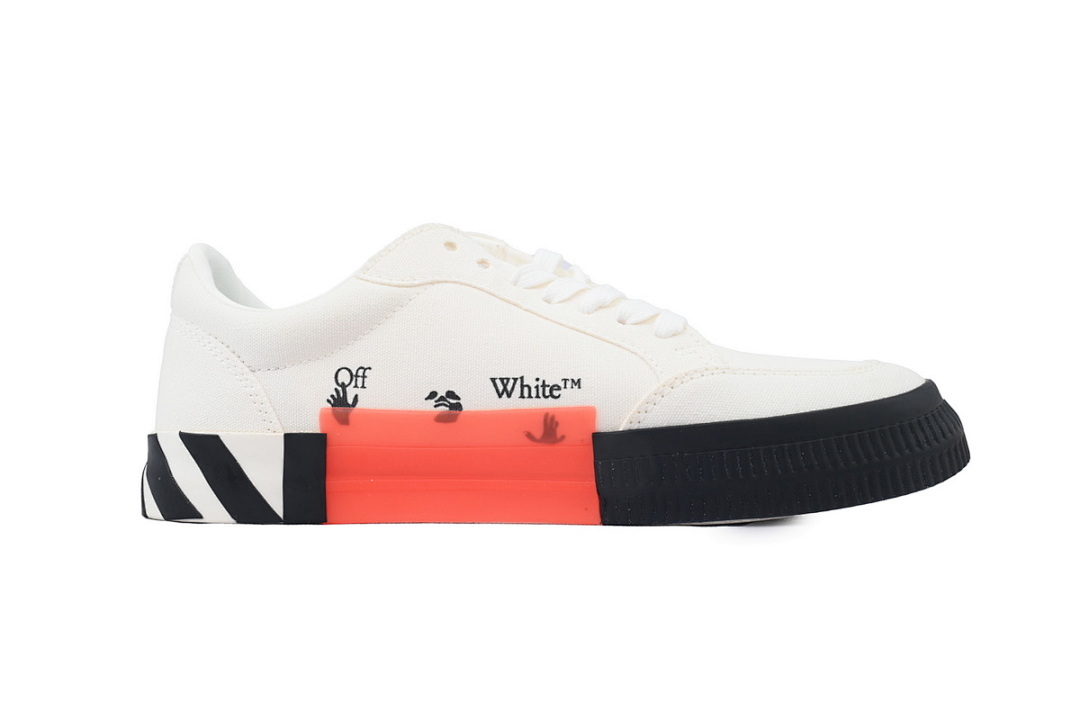 FC God Batch  Off-White Vulc Sneaker 'White Grey' OMIA085F21 FAB00 10155
