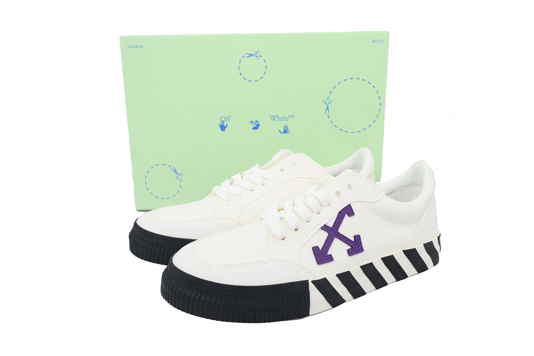 FC God Batch Off-White Vulc Sneaker Low 'White Pu OMIA085R21 FAB001 0137 