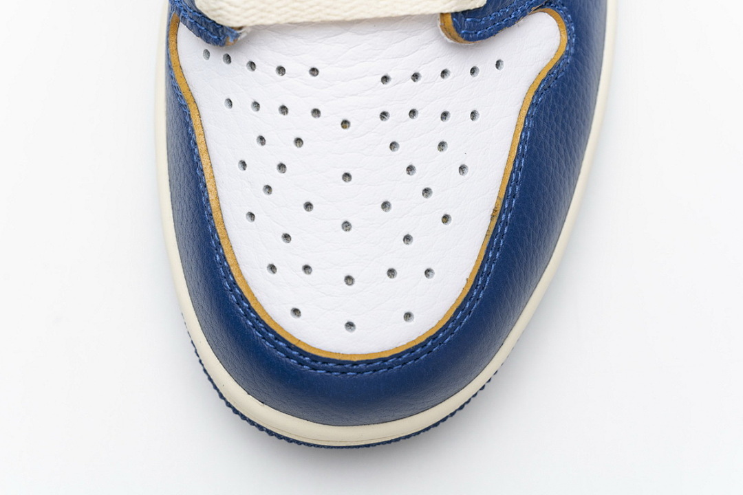 FC God Batch OFF WHITE X Air Jordan 1 Retro High Union Los Angeles Blue Toe BV1300-146 