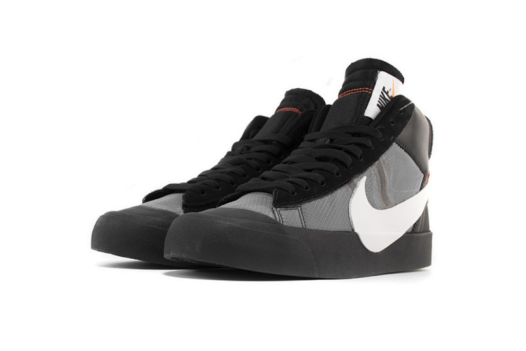 FC God Batch OFF WHITE X Nike Blazer Mid  Black AA3832-001