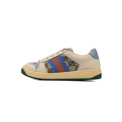 FC God Batch Gucci Screener Crystal GG Monogram Low-Top  01
