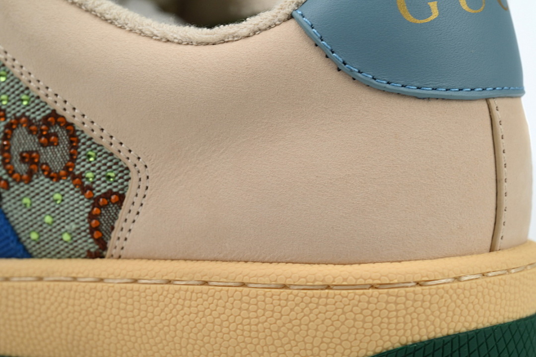 FC God Batch Gucci Screener Crystal GG Monogram Low-Top 