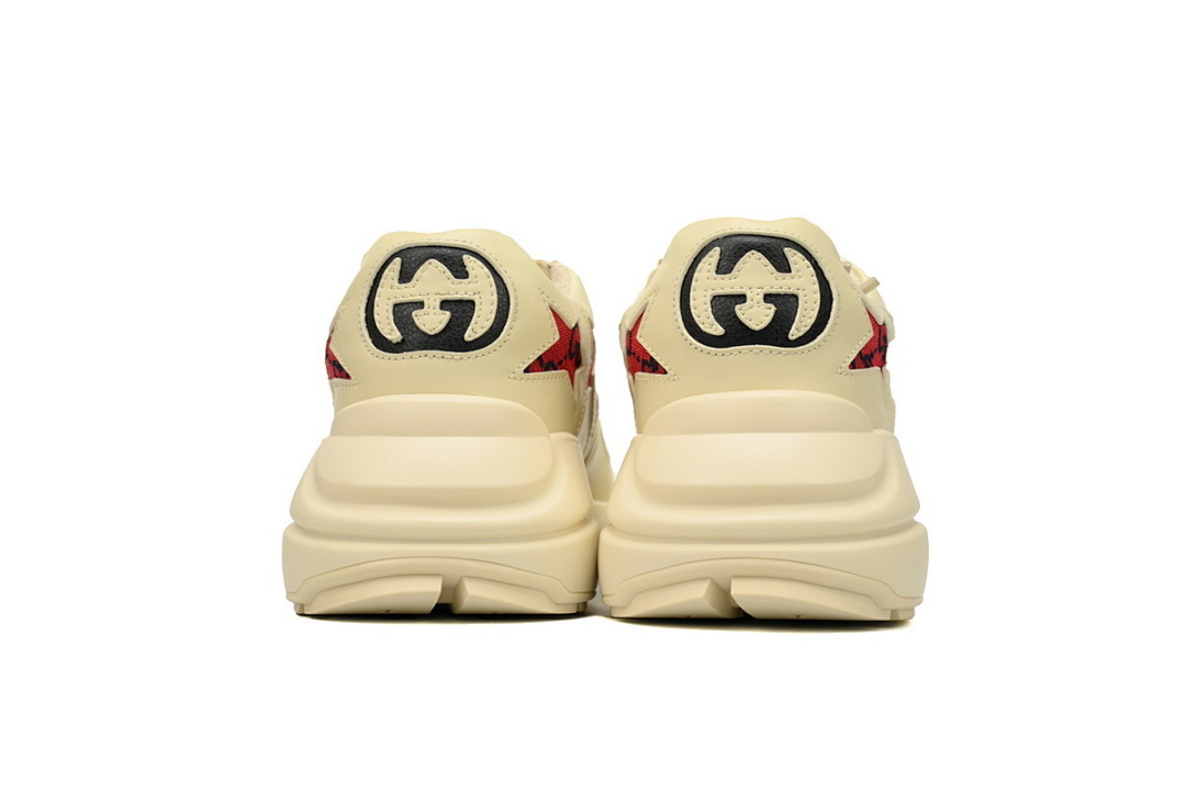 FC God Batch Gucci Rhyton Beige & Red Star Sneakers