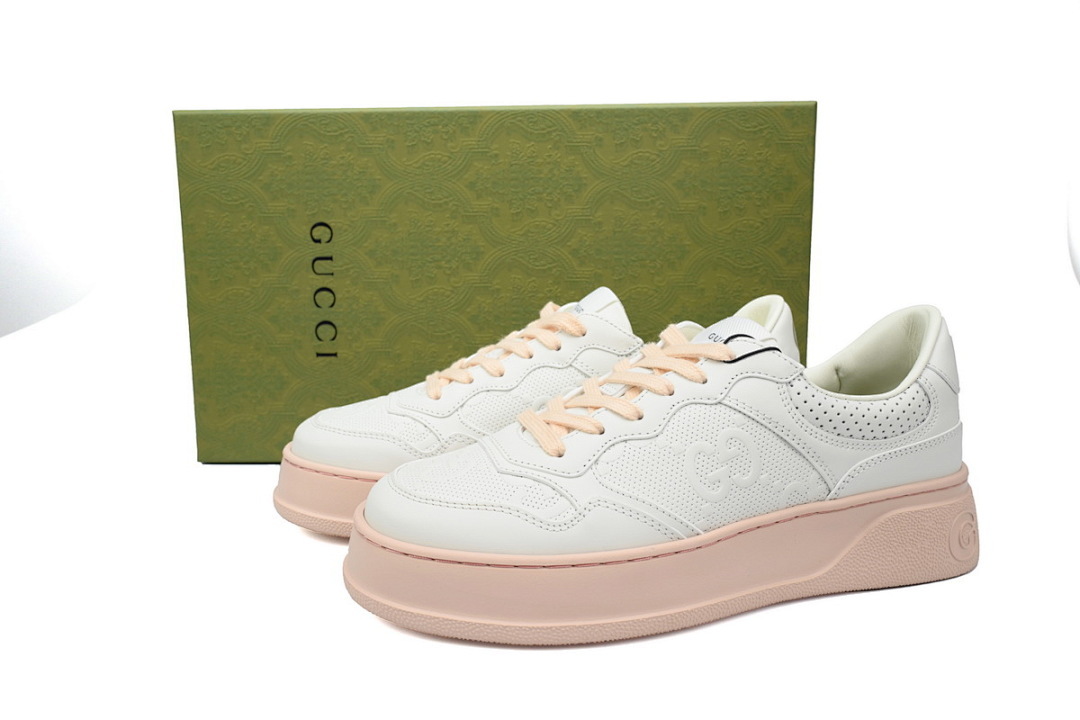 FC God Batch Gucci White & Pink GG Platform 