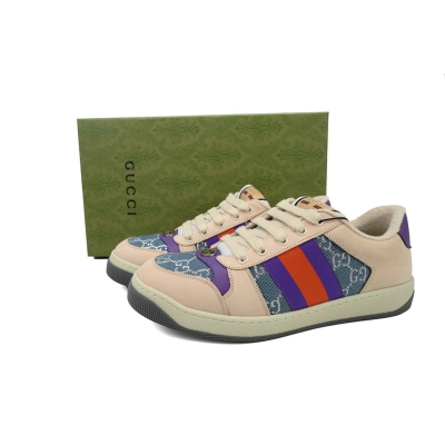 FC God Batch Gucci Screener Beige & White Sneakers 02