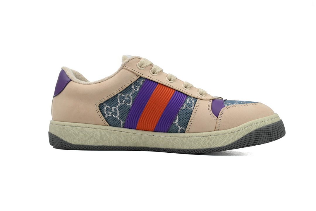 FC God Batch Gucci Screener Beige & White Sneakers