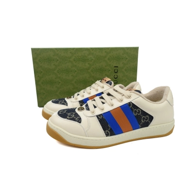 FC God Batch Gucci Screener White & Blue Sneakers 02